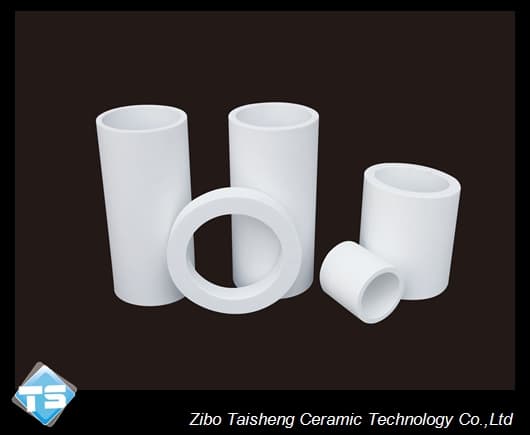 Wear resistance alumina ceramic tube for materials conveying